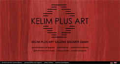 Desktop Screenshot of galerie-baeumer.de